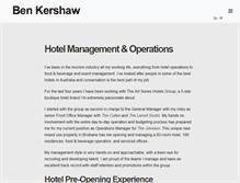 Tablet Screenshot of benkershaw.com